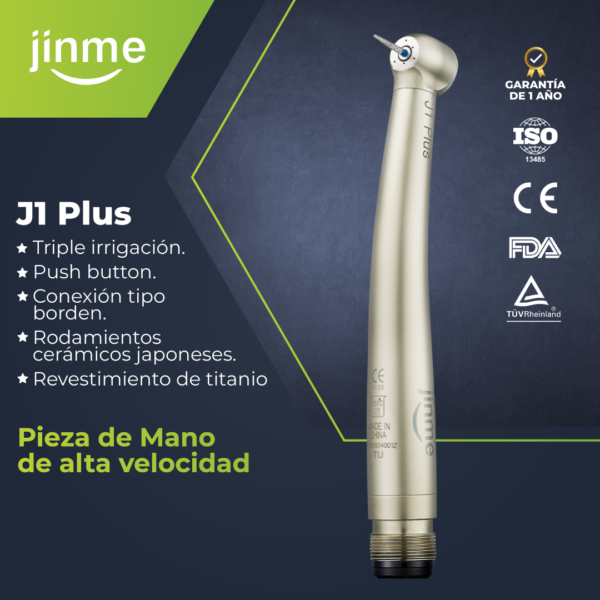 PIEZA DE MANO ALTA velocidad J1 PLUS