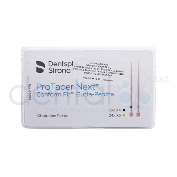 CONOS GUTAPERCHA PROTAPER NEXT CONFORM X2_X3