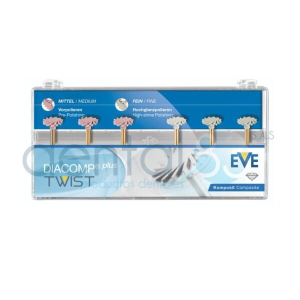 DISCOS PULIDO DIACOMP PLUS TWIST EVE KIT X 6 UND