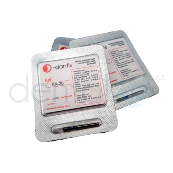 FRESA DE DIAMANTE DANTIS    REDONDA MED BR_40/41 AZUL